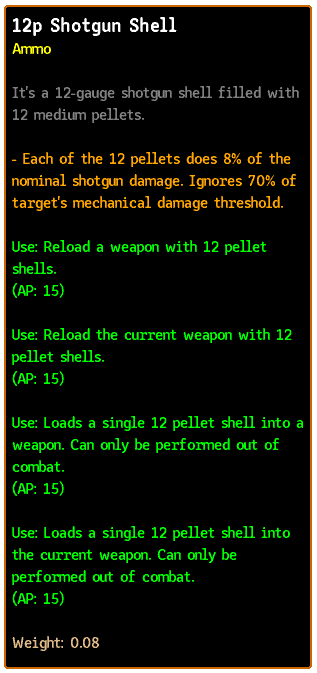 Underrail - Shotgun Shell